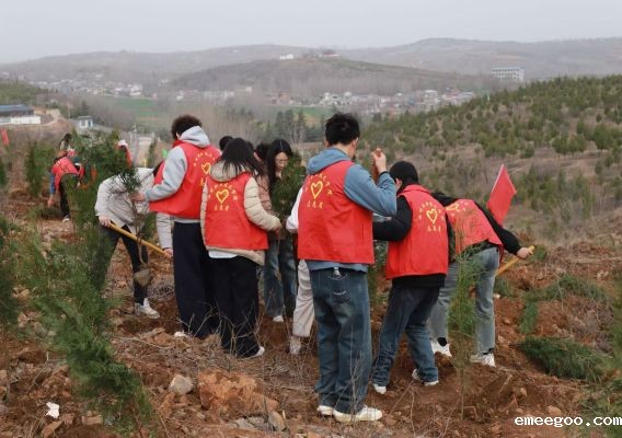 师生携手添新绿，雷锋精神绽芳华